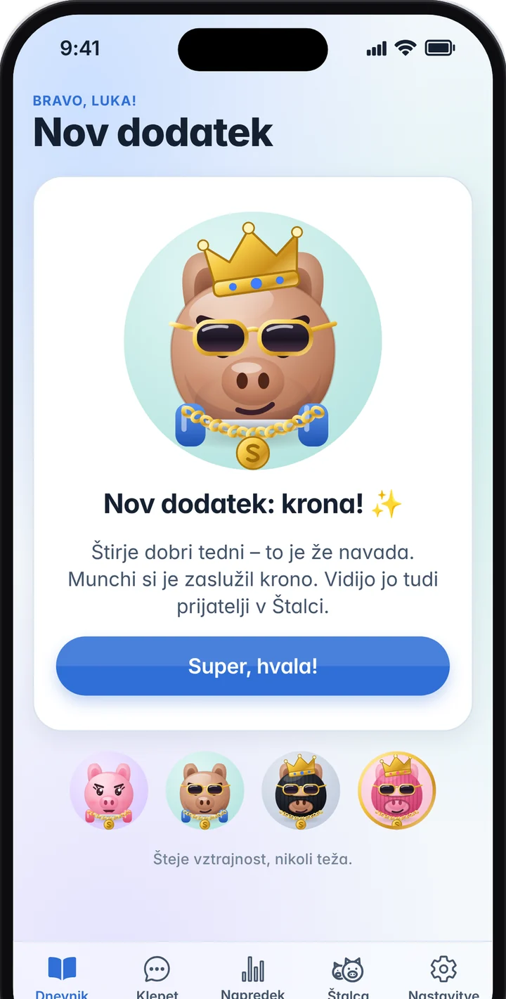 Munchi dobi nov dodatek: krono